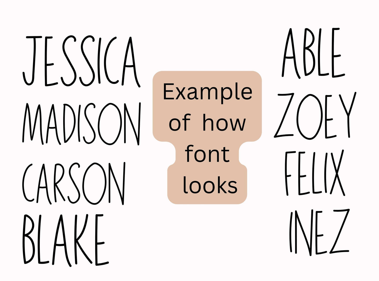 Custom Name Stickers, personalization, name magnet , aesthetic stickers, water bottle, laptop, best friend gift, Rae Dunn font sticker, gift