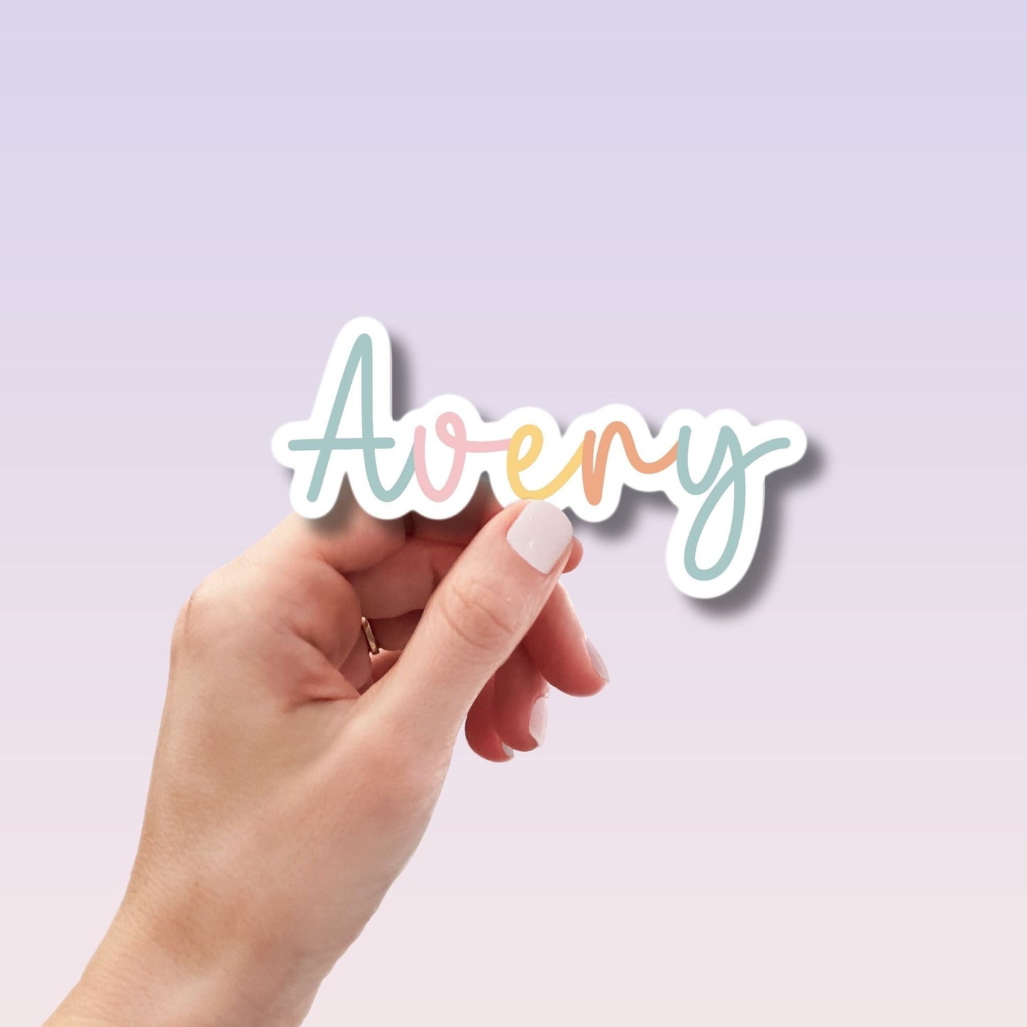 Water bottle name sticker Tumbler cup name sticker Retro font name Name sticker Personalized name  Daisy name Kids name sticker gift custom