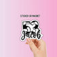 Custom name soccer sticker soccer number team gifts soccer team names personalized soccer locker magnet Soccer team sports sticker kids