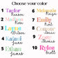 Custom name Magnet, personalized magnet, name magnet, locker magnet, fridge magnet, kids name magnet, locker decor, School locker magnet