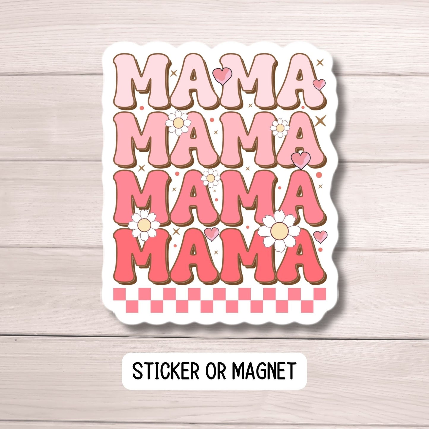 Retro mama sticker Retro mom gift mama Mom Mother sticker Mama Sticker Tumbler cup sticker Gift for mama Lap top sticker water bottle Decal