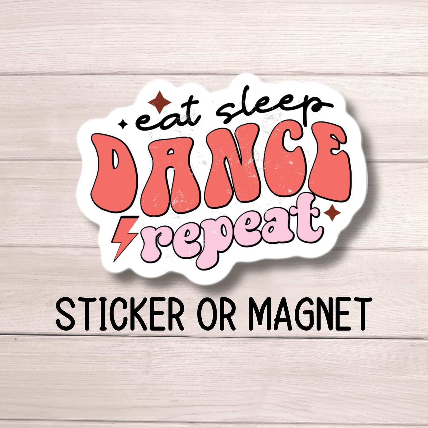 Dance sticker Dance life Dance magnet Dancer gift Competitive dancer love to dance Dance sister gift ballet tap teacher water bottle locker