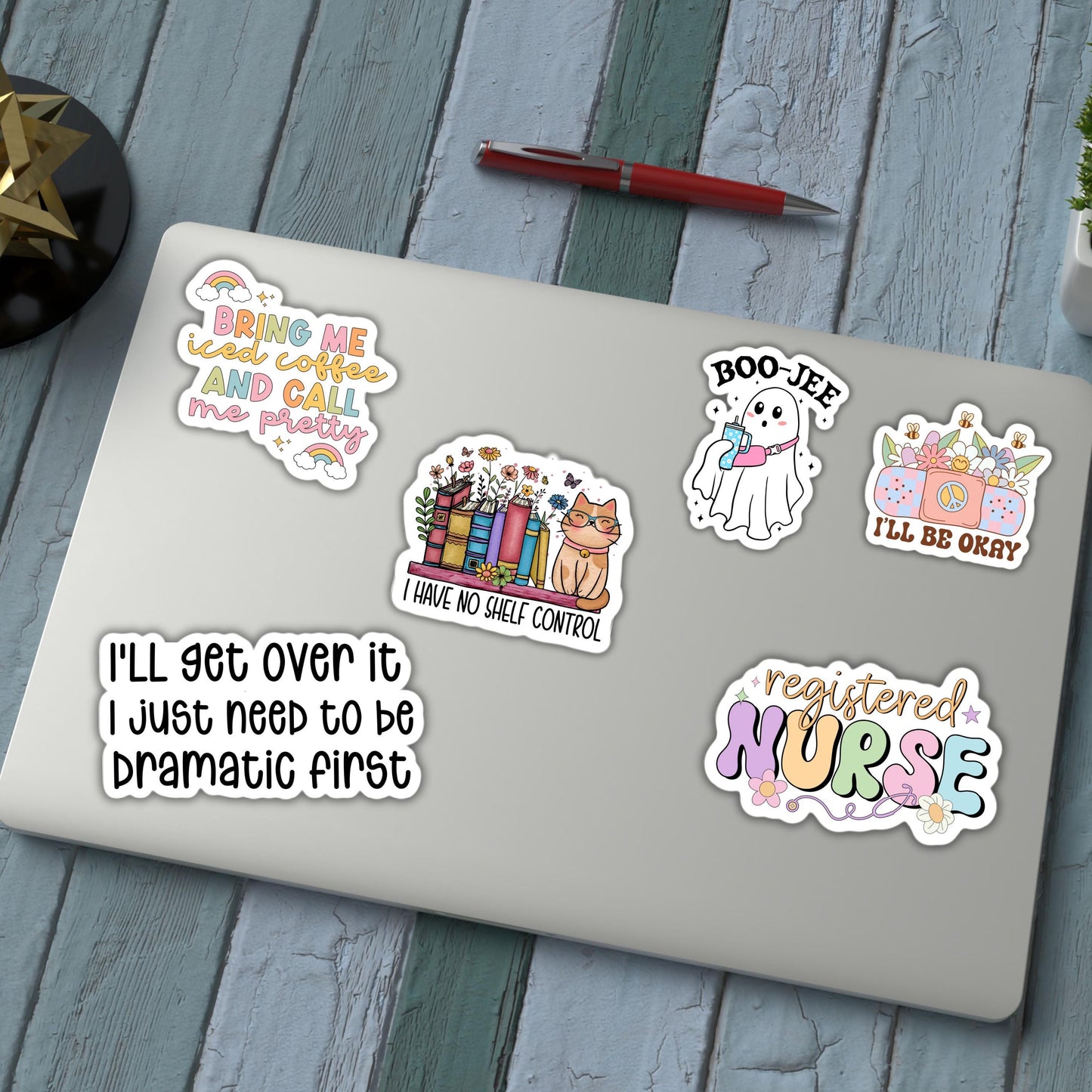 I just need to be dramatic funny sticker adult inappropriate sarcastic quote Funny water bottle notebook Magnet drama queen hilarious