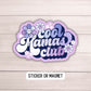 Retro mama sticker, Retro mom gift, mama aesthetic sticker, Mama Sticker, Tumbler cup sticker, Gift for mama, Lap top sticker, water bottle