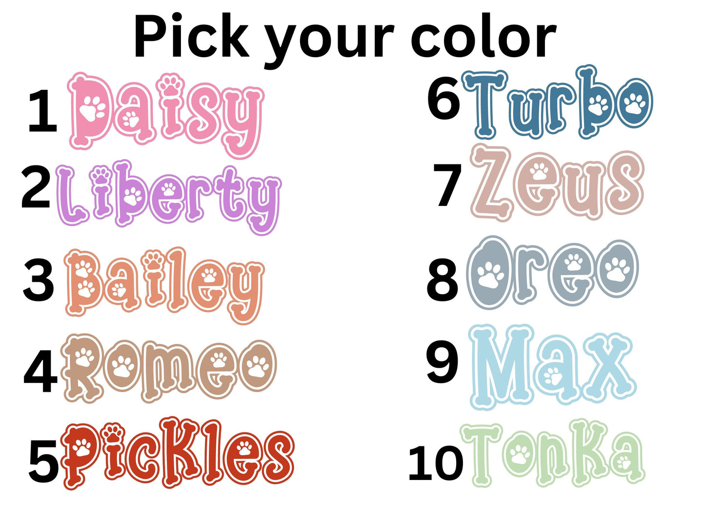 Custom pet Name Stickers, dog mom, cat mom, colorful stickers, water bottle sticker, best friend gift, cat name, dog name, pet owner gift