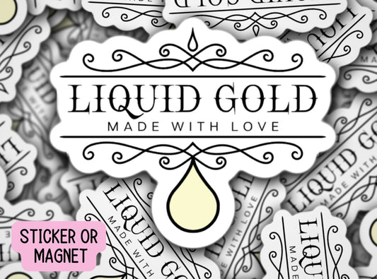 Breastfeeding stickers, breastmilk sticker, pumping mom sticker, breast pump sticker, magnet, liquid gold, new mom gift, mama gift, boobs