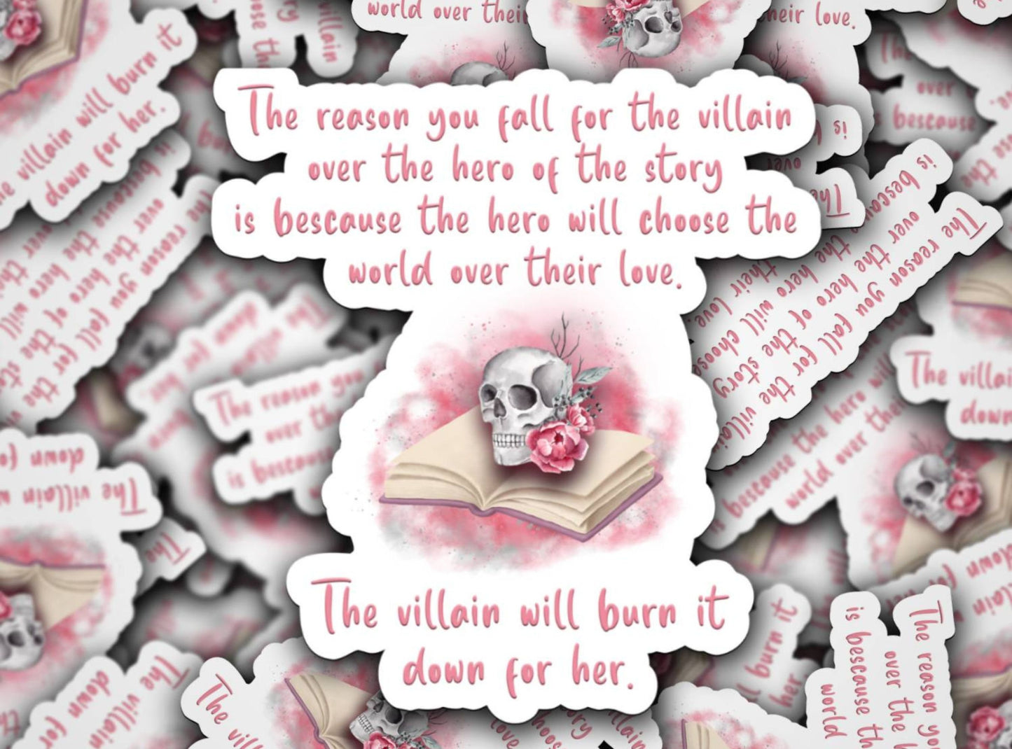Book lover sticker Smut sticker, Booktrovert, Dark Romance, Bookish Gift, Dark Romance Reader, E reader Sticker, Laptop Sticker, Reader gift
