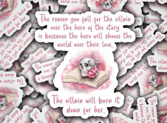 Book lover sticker Smut sticker, Booktrovert, Dark Romance, Bookish Gift, Dark Romance Reader, E reader Sticker, Laptop Sticker, Reader gift