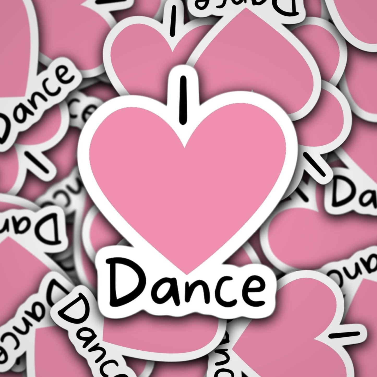 I love dance sticker, dance magnet, ballerina, ballet sticker, dancer, dance life, dance teacher gift, locker magnet, 5678 sticker, tumbler