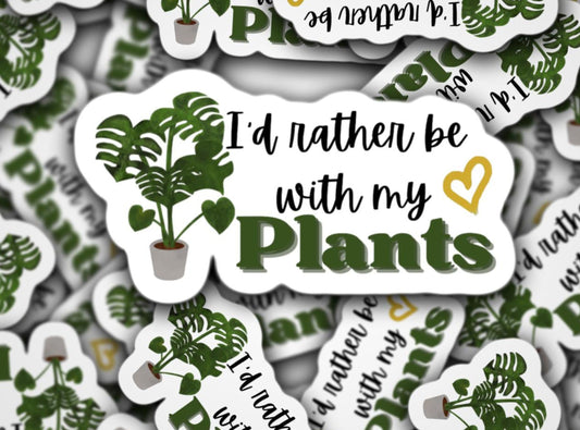 Monstera Deliciosa Sticker | monstera sticker | plant sticker | plant lover | houseplant | plant mom sticker | laptop sticker