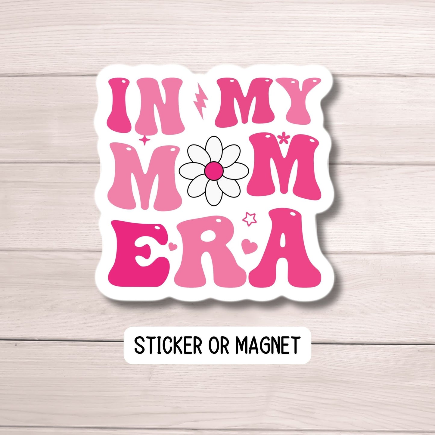 In my mom era, Mom sticker, Retro mama, Era sticker, magnet, mothers day gift, water bottle, notebook, Tumbler cup sticker, gift mother