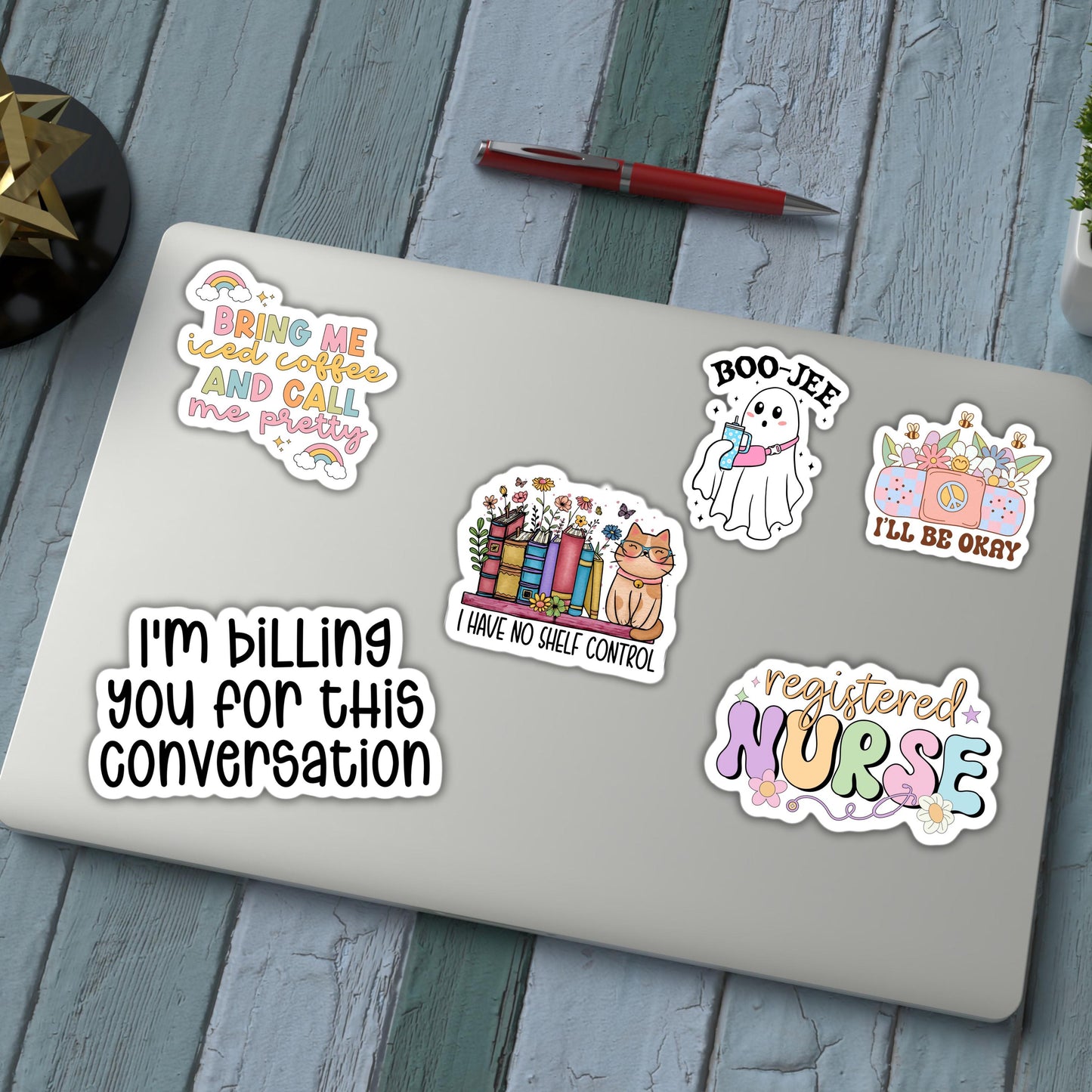 I'm billing you for this conversation Adult Funny snarky punny sticker magnet sarcastic work employee water bottle notebook hilarious gift