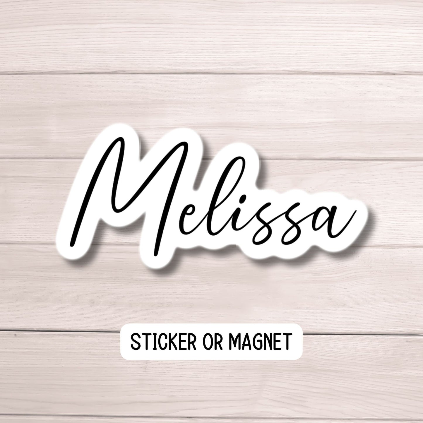 Water bottle name sticker name decal Script font name minimalist Name sticker Personalized Magnet custom Kids name sticker gift tumbler