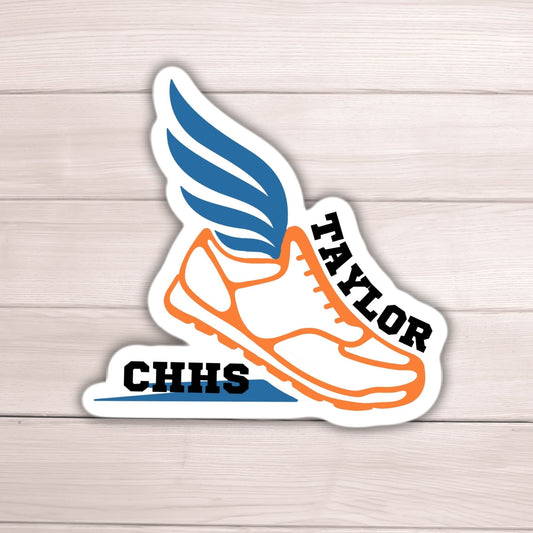 Track and field cross country Custom name Magnet Track team school Running name personalized magnet locker accessories magnet decor