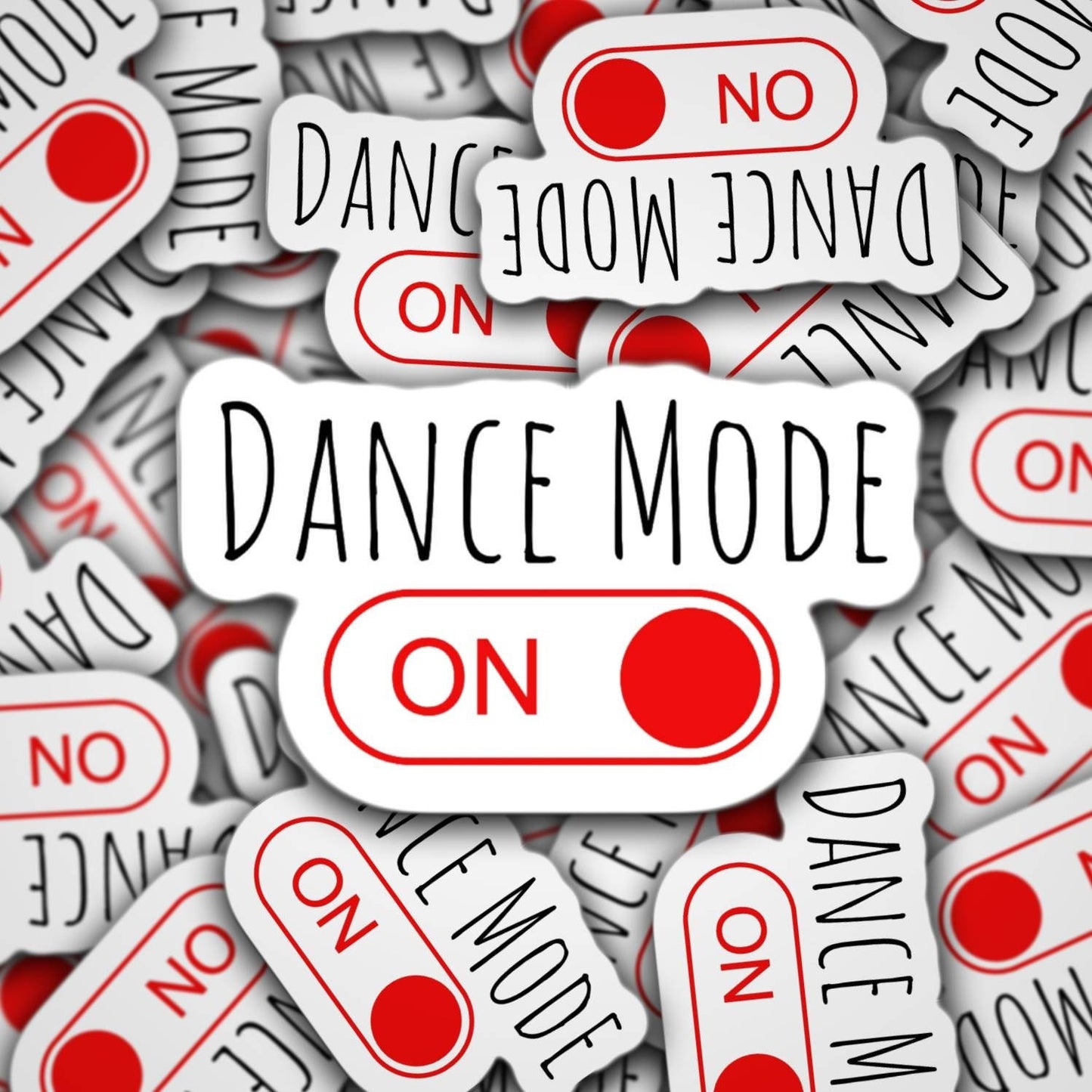 Dance mode on sticker, dance magnet, dancer, ballet, ballerina, dance mom, dance life, locker magnet, fridge magnet, dance teacher gift