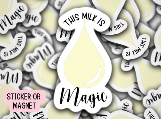 Breast feeding gift, breastmilk sticker, pumping mom sticker, breast pump sticker, magnet, liquid gold, Lactation gift, mama gift, exclusive