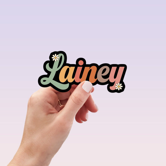 Custom name sticker Kids Name sticker Personalized name Water bottle sticker Pink name Name decal label Magnet name decal Tumbler cup name