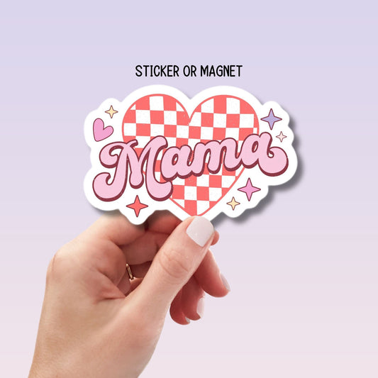 Retro mama sticker Retro mom gift mama aesthetic sticker Mama Sticker Valentines day sticker Gift for mama Lap top magnet water bottle Decal
