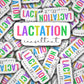 Lactation Consultant gift, Lactation Consultant sticker, breastmilk sticker, pumping mom sticker, breast pump sticker, liquid gold, nursing