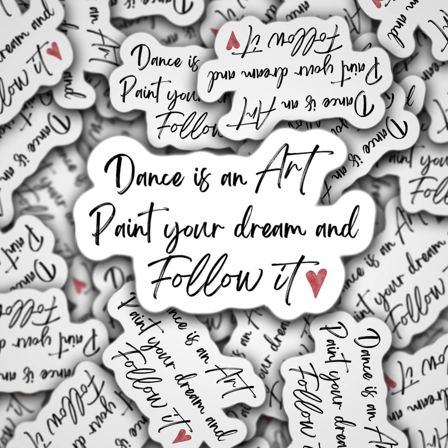 Dance sticker, magnet, Dance is art, dance life, dancer, jazz sticker, ballet, ballerina sticker, dance laptop, dance tumbler, water bottle