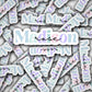 Custom name sticker, custom name magnet, middle name magnet, personalization, personalized sticker, lap top sticker, locker magnet, fridge