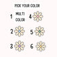 Retro flowers locker flower magnet retro flower stickers boho flowers school locker cute magnet decoration for locker notebook decor