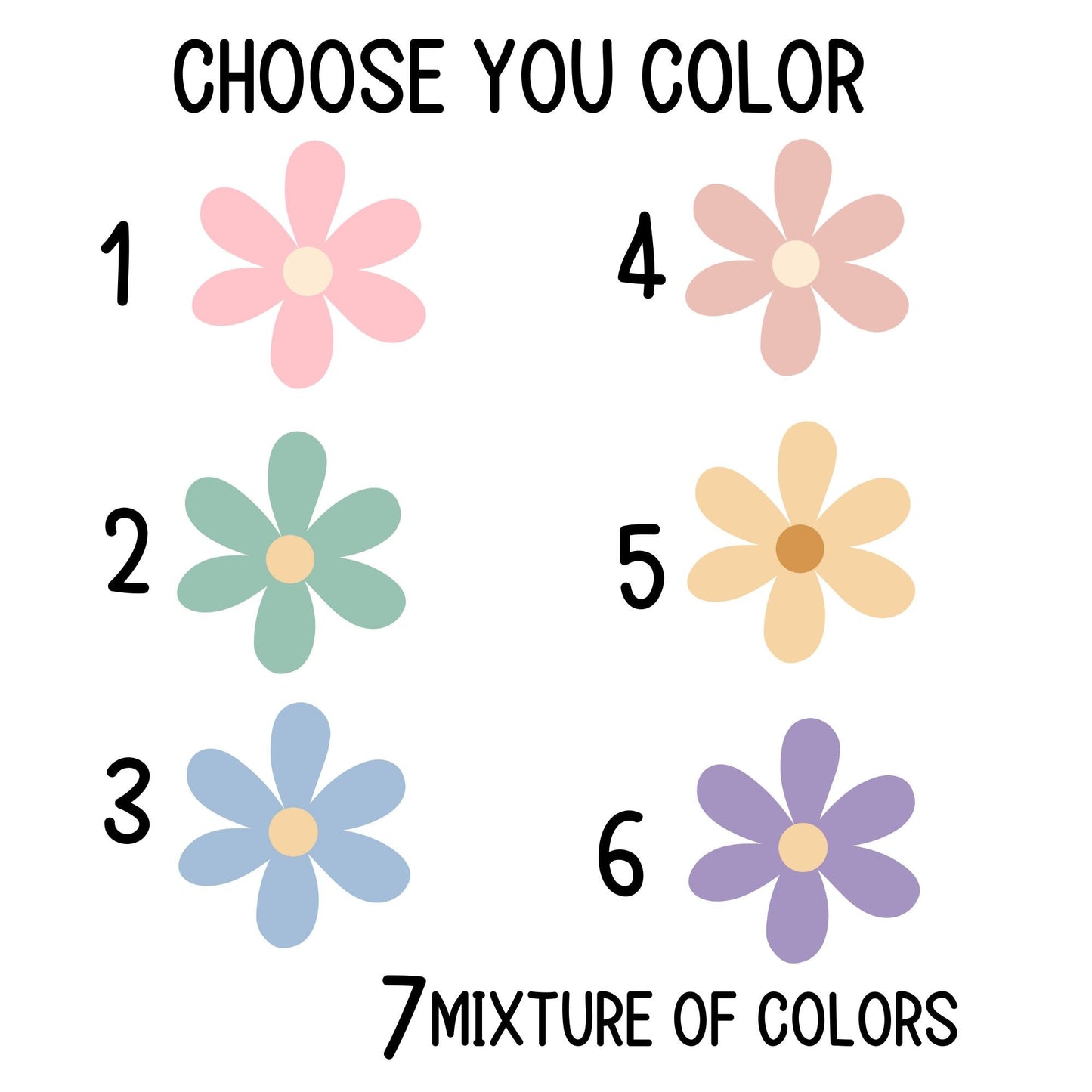 Retro flowers, locker decor, flower magnet, retro flower stickers, boho flowers, school locker, cute magnet, decoration for locker, notebook