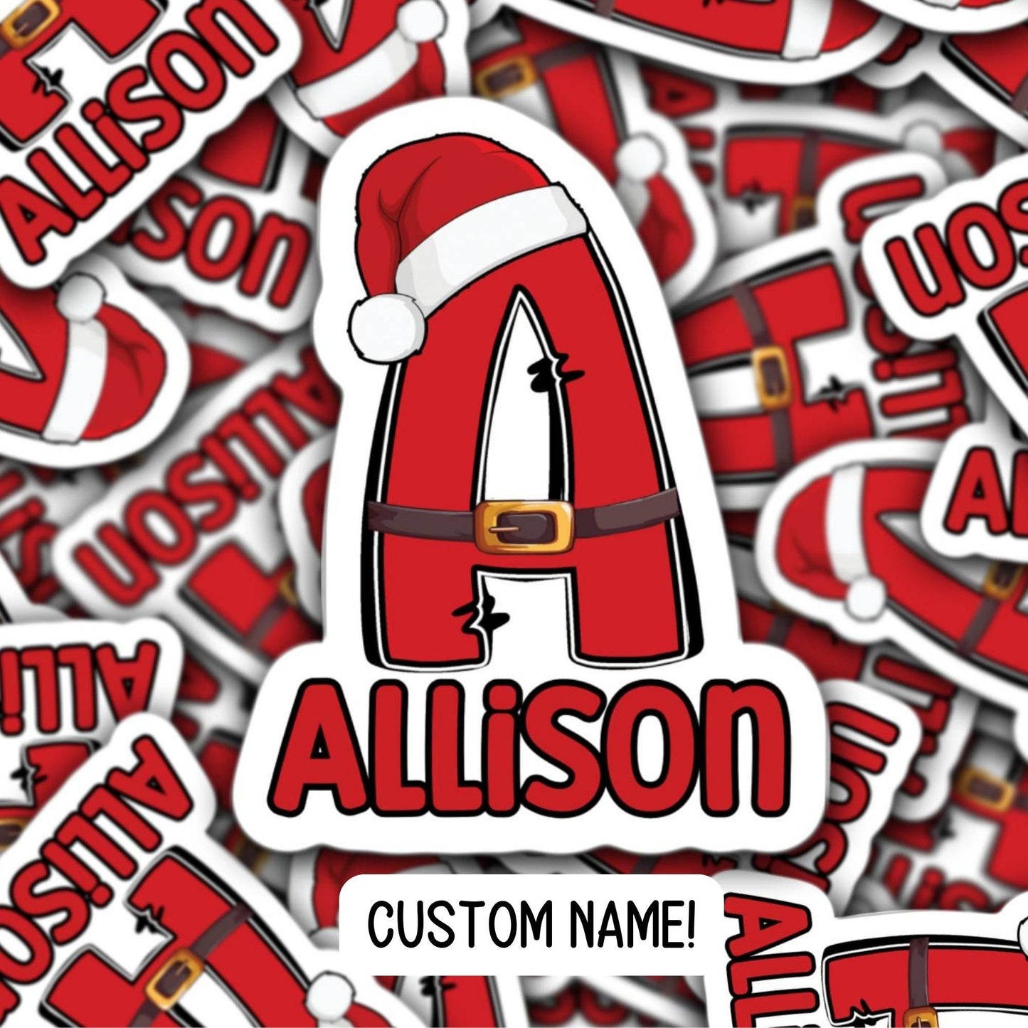 Gift labels Christmas Personalized Christmas Name Stickers Christmas name tags custom Christmas name sticker envelope seals Present Stickers