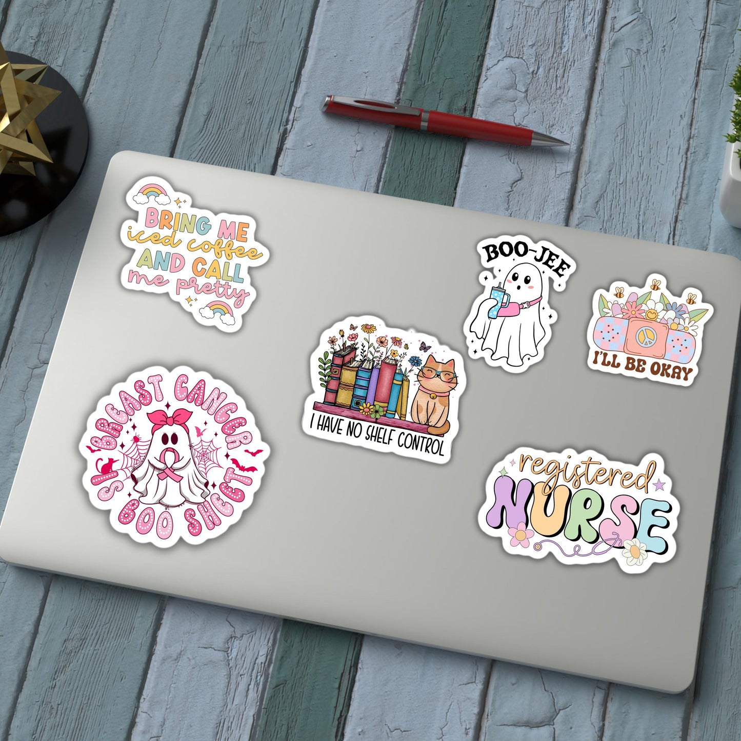 Breast cancer Halloween sticker magnet Breast cancer is boo sheet October awareness  adult Ghost spooky season pink survivor gift tumbler