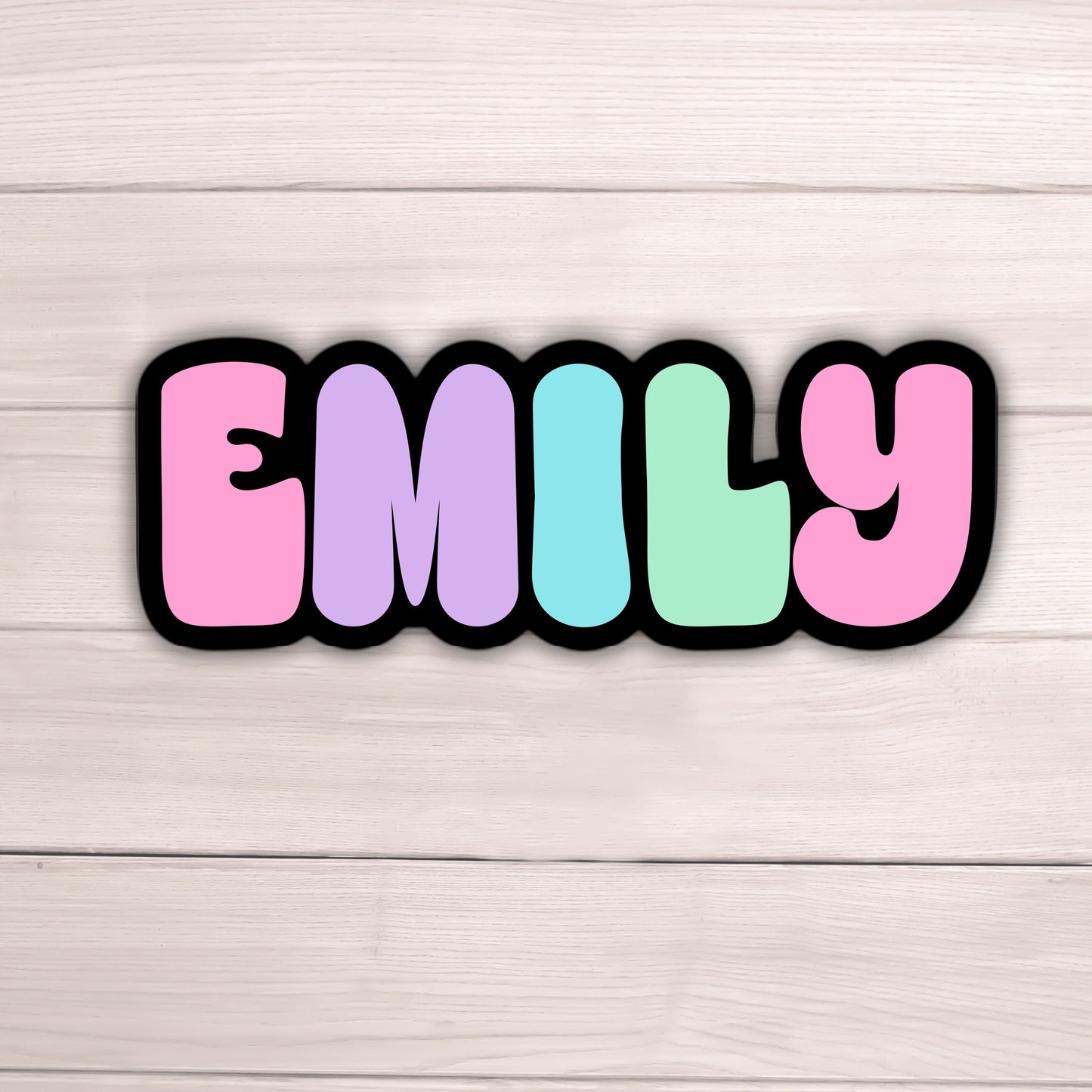 Custom name sticker Personalized name stickers Custom Name Stickers Aesthetic stickers groovy gift kids name stickers water bottle retro