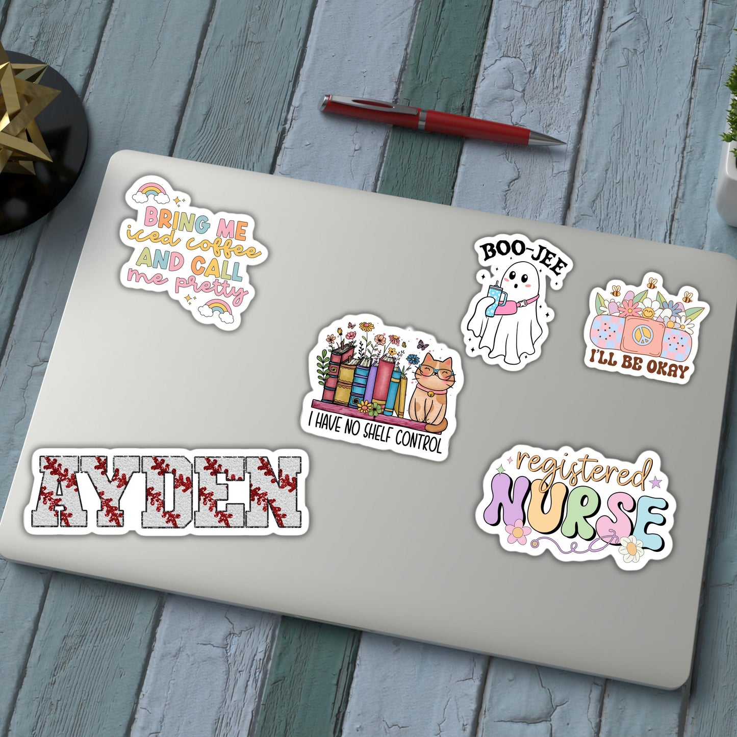 Custom name Baseball sticker Chenille baseball team gifts softball team names personalized baseball name locker magnet Baseball helmet gift