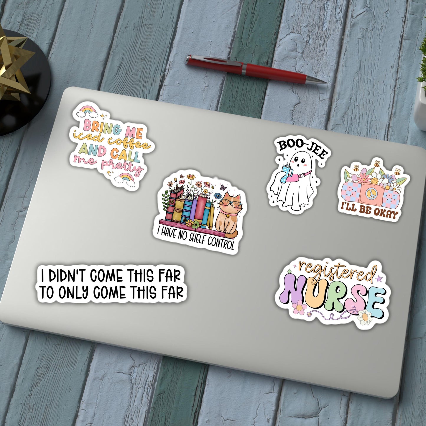 I didn't come this far to only come this far, motivational sticker, keep going quote, adult sticker, water bottle quote notebook Magnet gift