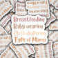 Motherhood sticker, breastfeeding, baby wearing, cloth diapering mama sticker, mom life sticker, crunchy mama sticker, lap top decal,