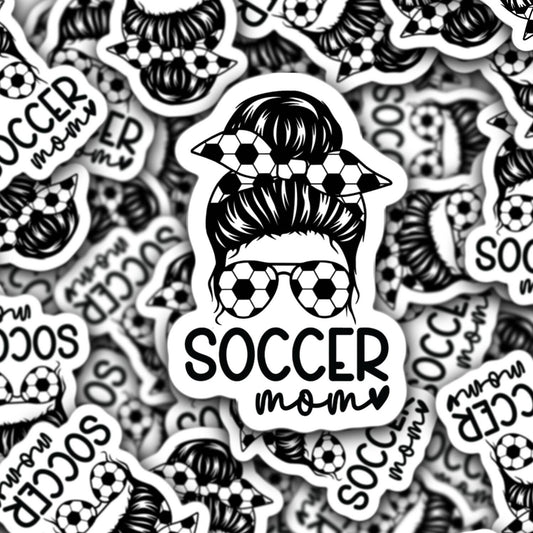Soccer mom sticker, Soccer Mama, Sports sticker, magnet, Soccer, Mom gift, water bottle sticker, lap top, mothers day gift, Soccer mama gift
