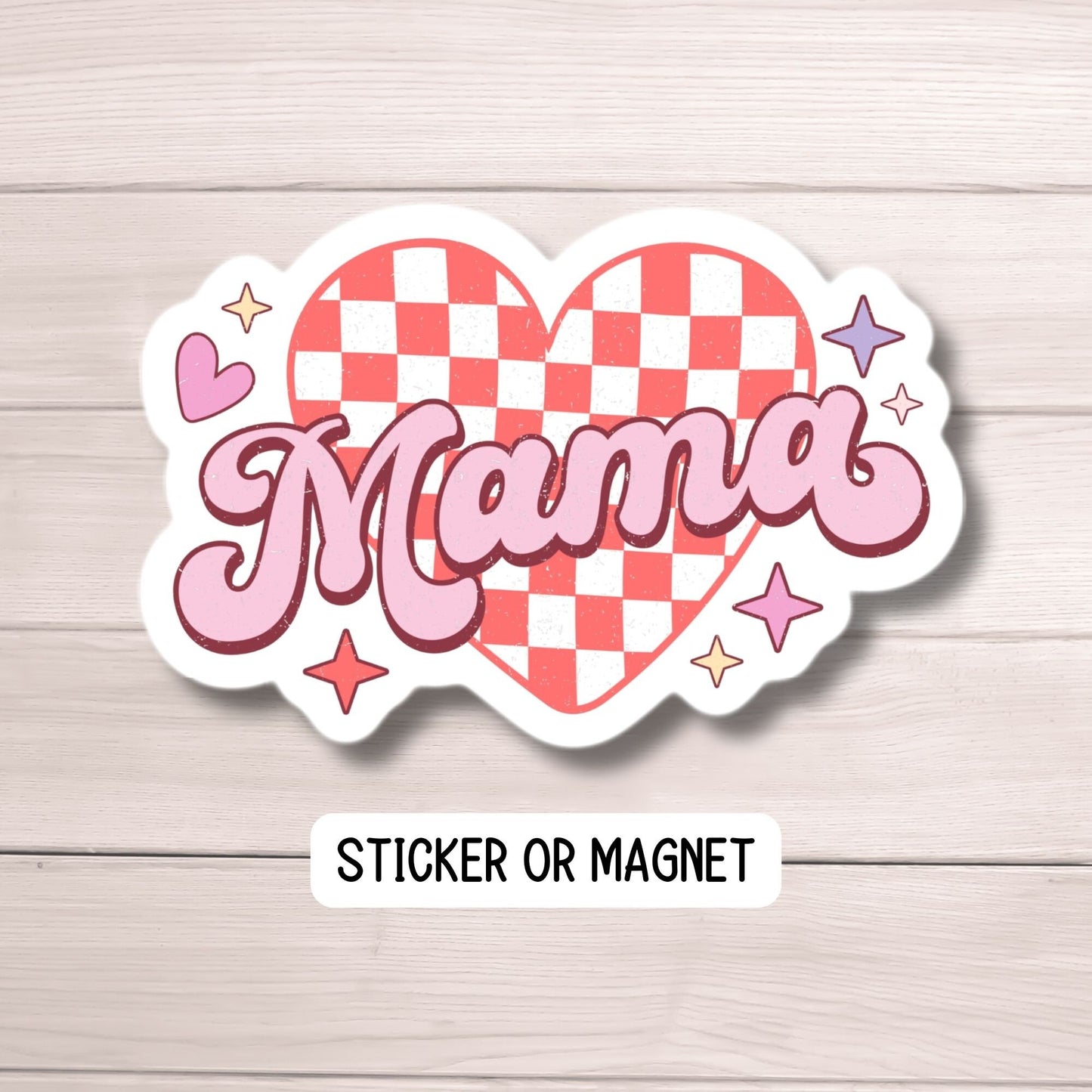 Retro mama sticker Retro mom gift mama aesthetic sticker Mama Sticker Valentines day sticker Gift for mama Lap top magnet water bottle Decal