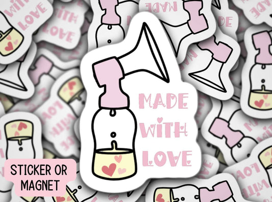 Breast feeding gift, breastmilk sticker, pumping mom sticker, breast pump sticker, magnet, liquid gold, Lactation gift, mama gift, exclusive