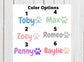 Custom pet name sticker personalized pet sticker dog name sticker cat name label magnet dog mom gift paw print cat mom pet food label