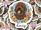 Brown doodle Sticker Chocolate Doodle Sticker Pet name sticker Doodle sticker Custom pet sticker Dog food sticker Doodle mom Dog mom gift