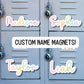 Kids Locker name magnet Custom name Magnet personalized magnet name magnet locker magnet fridge magnet kids name magnet locker decor