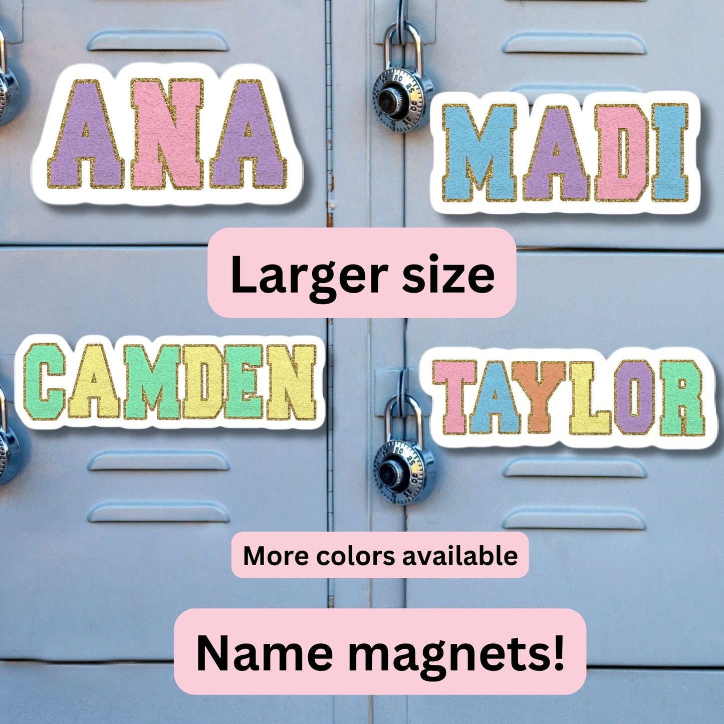 Custom name Magnet, personalized magnet, name magnet, locker magnet, fridge magnet, kids name magnet, locker decor, School locker magnet