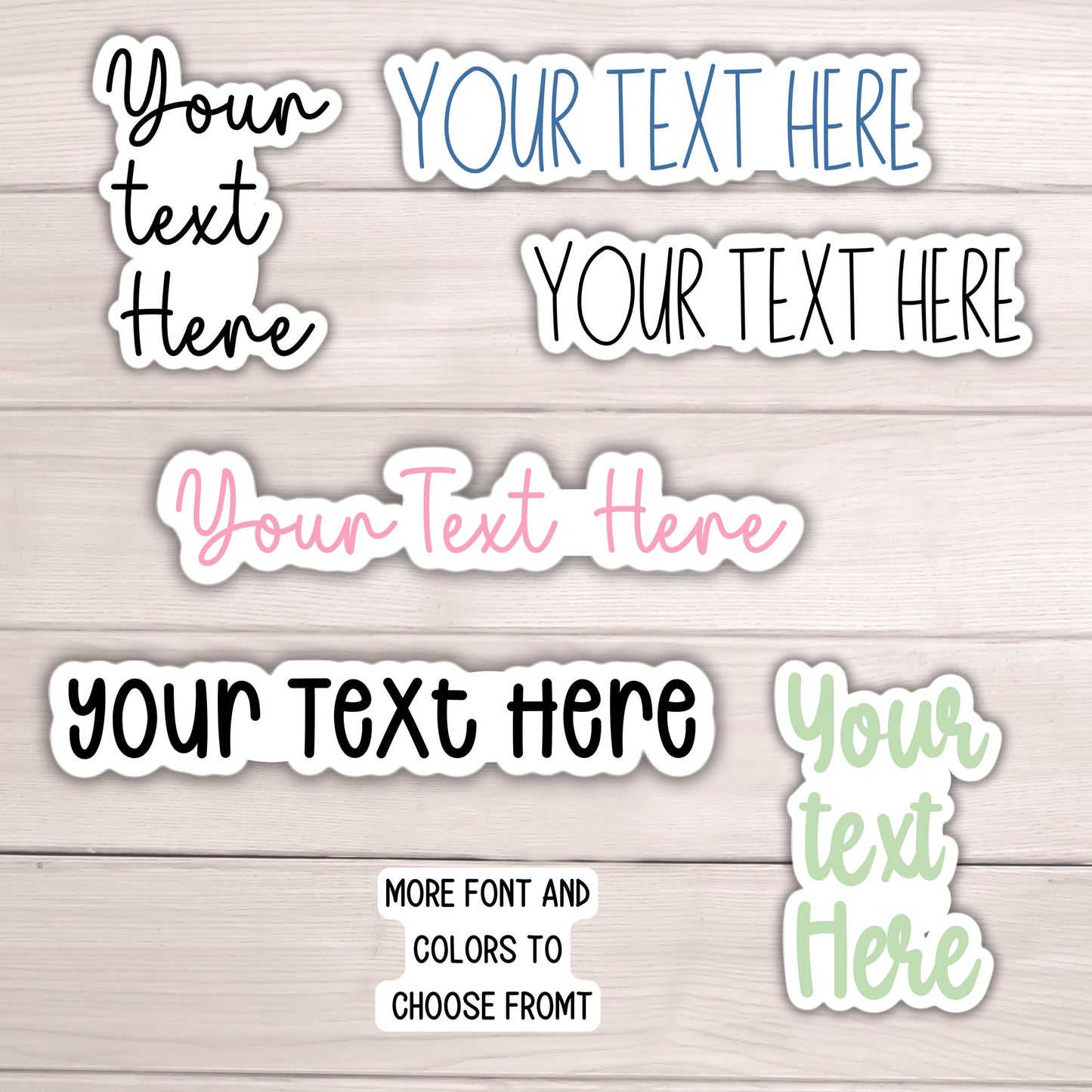Custom Text Stickers, Personalized Text Stickers, Custom text magnet, Design Your Own Stickers, custom quotes, Waterproof Bottle Stickers