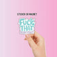 Funny snarky adult meme sticker magnets meme witty goose anxiety stir the pot Humor Sarcastic magnet Sarcasm quote hilarious gift
