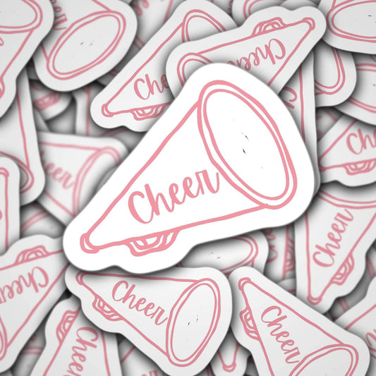 Cheer sticker, cheer life, cheerleader, Cheer dance, water bottle sticker, cheer mom, i love cheer, gift for bestie, pom pom, magnet