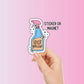 Idiot Repellant sticker magnet funny adult snarky punny Sarcasm quote laptop antisocial sarcastic work hilarious gift water bottle notebook