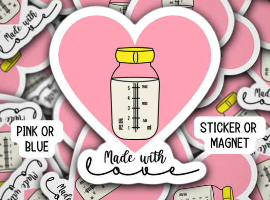 Breast feeding gift, breastmilk sticker, pumping mom sticker, breast pump sticker, magnet, liquid gold, Lactation gift, mama gift, exclusive