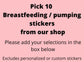 Breastfeeding Gift, lactation consultant gift, nursing mama, liquid gold, pumping mama, exclusive pumper, milky mama, milestone sticker