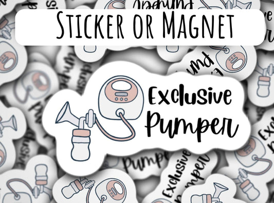 Spectra pump sticker, exclusive pumper, breastfeeding, Mother Pumper Breastfeeding, Pumping Mama Water Bottle, Pump Sticker, New Mom Gift